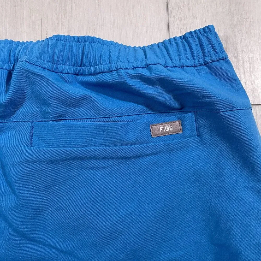 NWT FIGS Scrubs Men's XL Tansen Jogger 2.0 Scrub Pants Royal Blue 5 Pocket